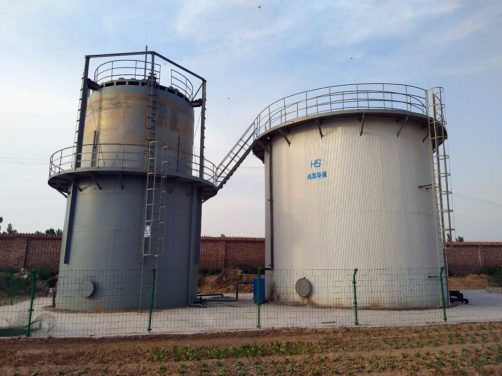 卫辉雏鹰养殖场150m³湿式气柜